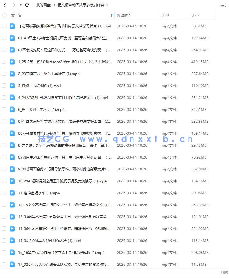 杨文炳AI动画故事多模训练营2025年(图1)