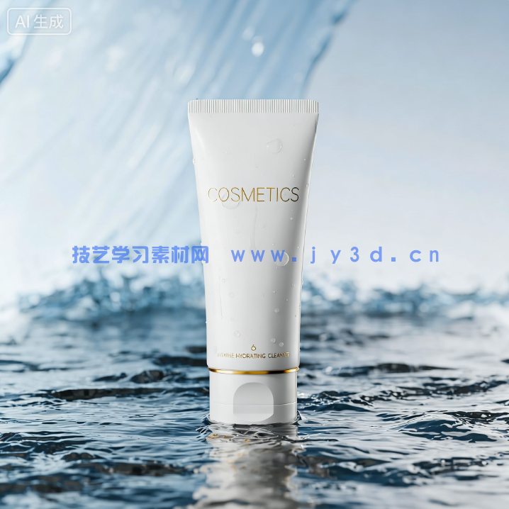 Blender洗面奶电商场景模型(图1)