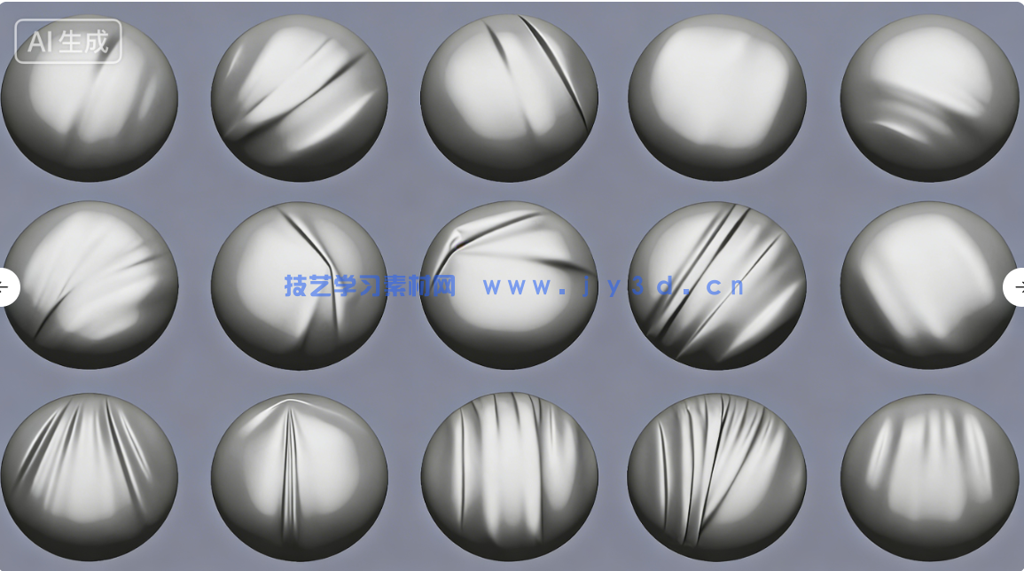 60种布料褶皱细节高清无缝Alpha贴图素材包(图5)