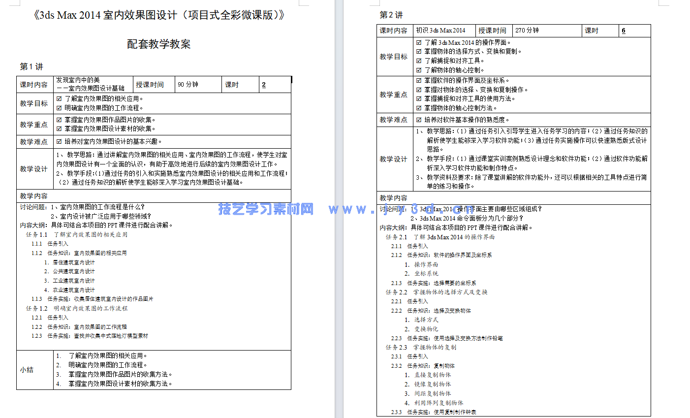 3ds Max室内效果图设计（项目式全彩微课版）(图9)