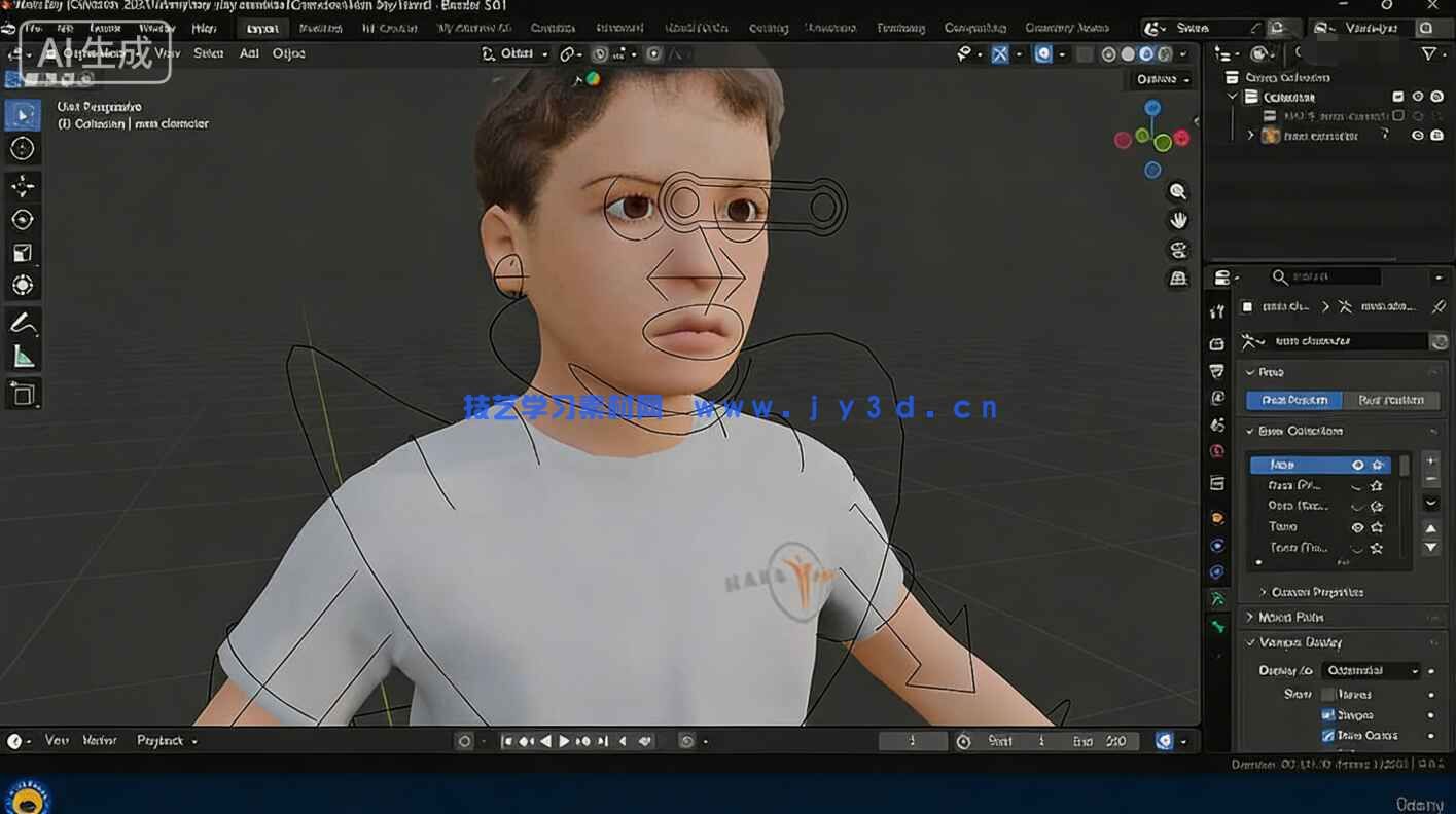 【中文字幕】Blender 3D动画短片完整项目制作全流程视频教程(图5)
