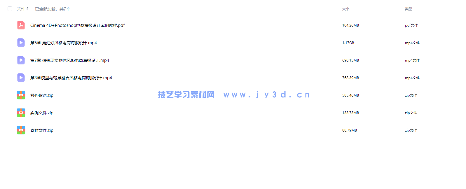 Cinema 4D+Photoshop电商海报设计案例教程(图2)