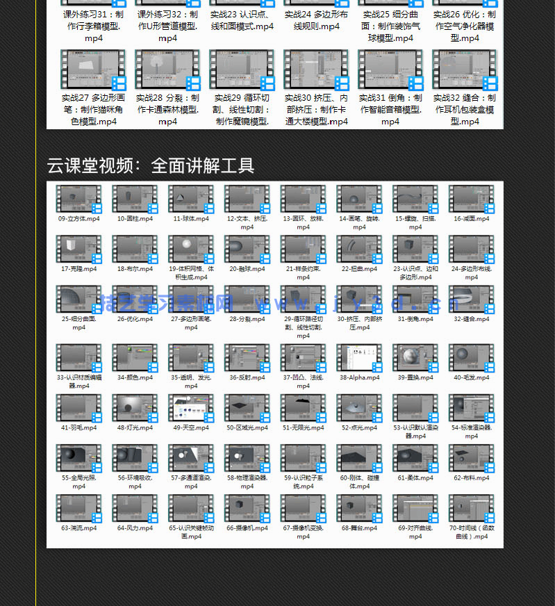 中文版CINEMA 4D R20实战基础教程（全彩版）