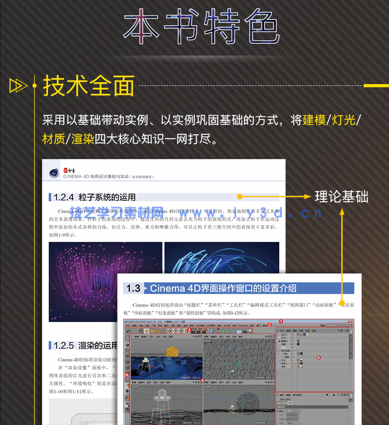 新印象—CINEMA 4D电商设计基础与实战（全视频微课版）