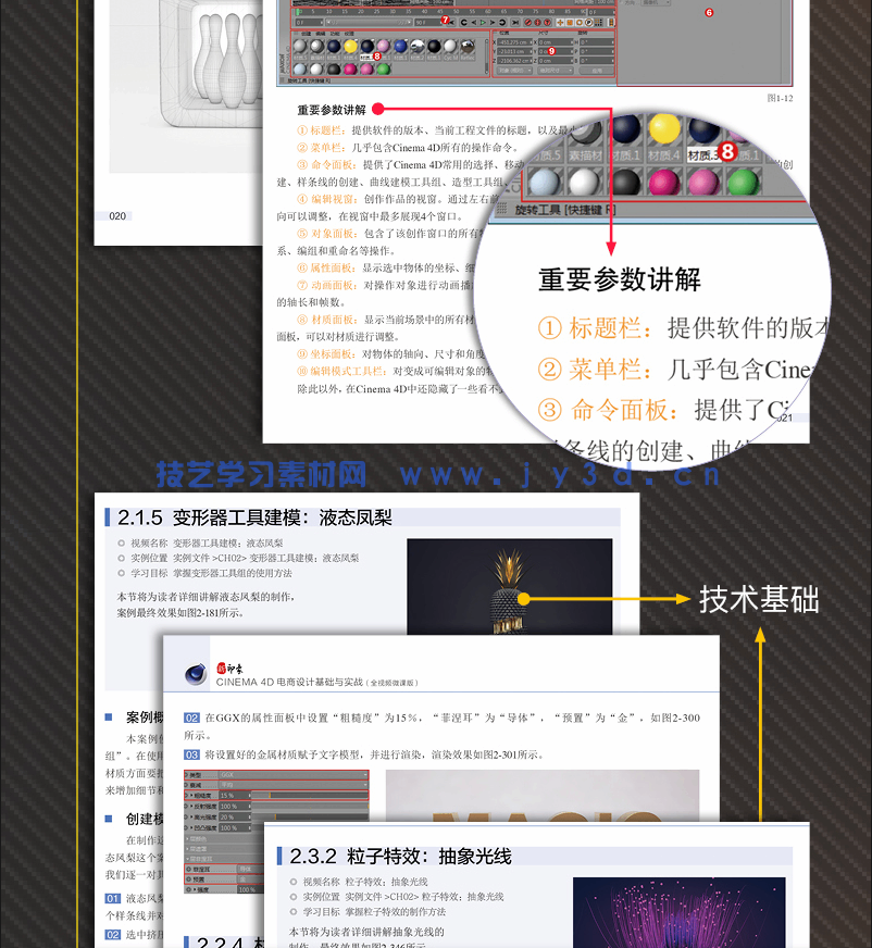 新印象—CINEMA 4D电商设计基础与实战（全视频微课版）