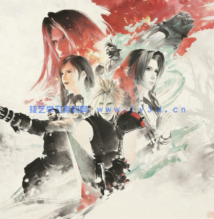 最终幻想VII 重生 游戏配乐音乐素材 扩展补充版(图1)