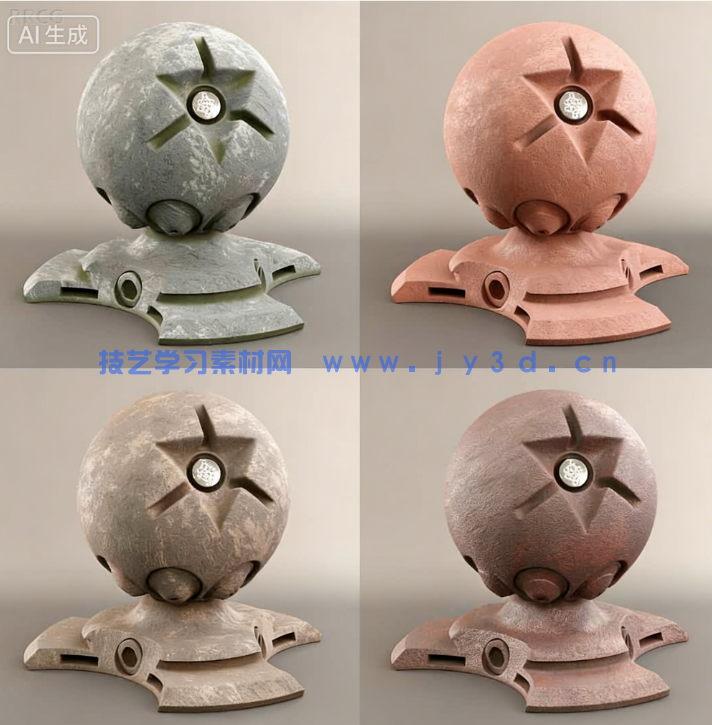 Sanctus Library程序性材质Blender插件V3.3.3版 附材质库(图3)