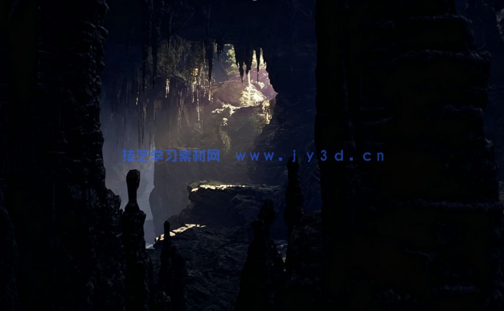 远古洞穴古代神庙玛雅废墟阿兹特克洞穴系统环境场景UE游戏素(图3)