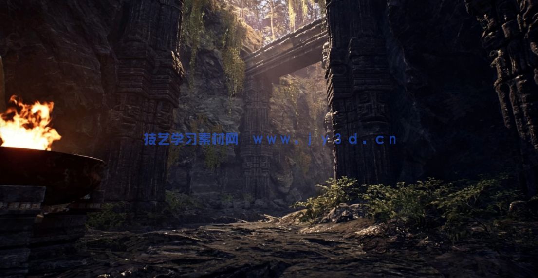 远古洞穴古代神庙玛雅废墟阿兹特克洞穴系统环境场景UE游戏素(图7)