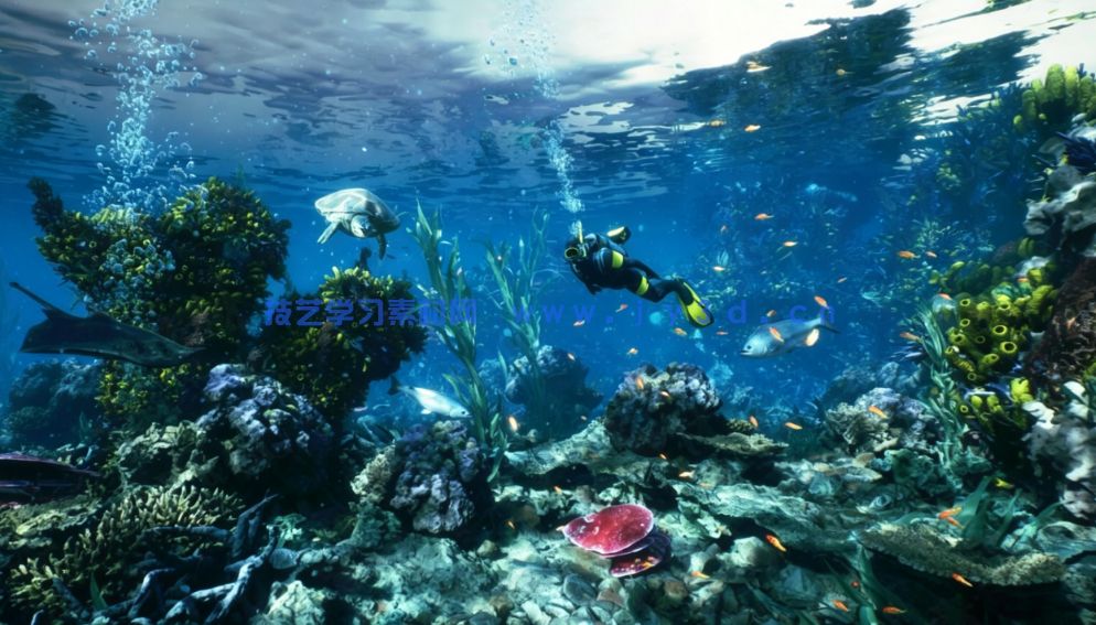  水下世界场景生成工具UE游戏素材(图2)