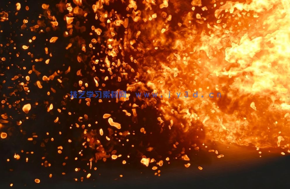 11种爆炸火焰特效资源包UE游戏素材(图3)