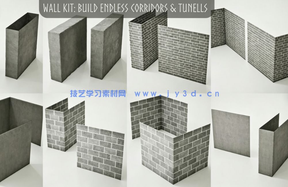 下水道地下隧道工业走廊环境场景UE游戏素材(图6)