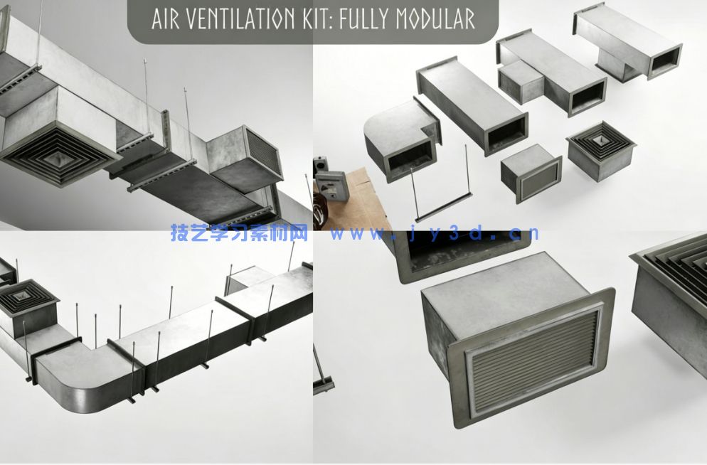 下水道地下隧道工业走廊环境场景UE游戏素材(图8)