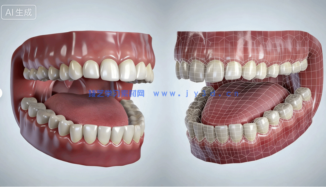 男性女性角色肌肉骨骼建模雕刻基础网格3D模型合集(图12)