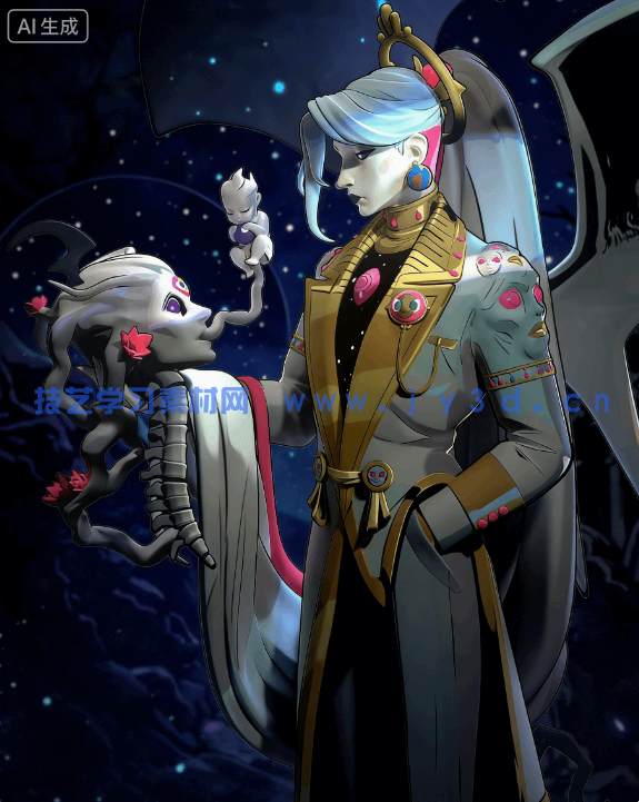 卡俄斯Chaos《哈迪斯》游戏角色雕刻手办3D打印模型(图2)