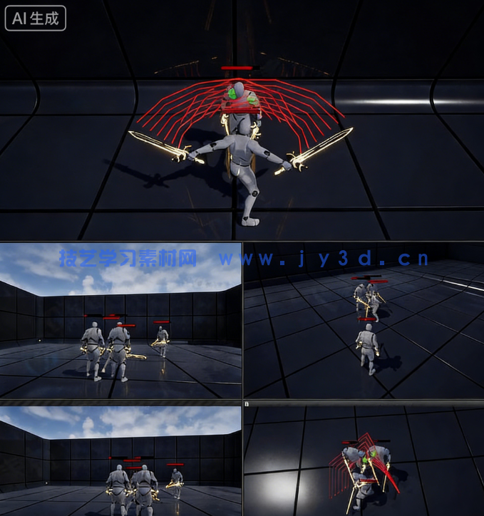 高效战斗系统开发流程插件UE游戏素材(图1)