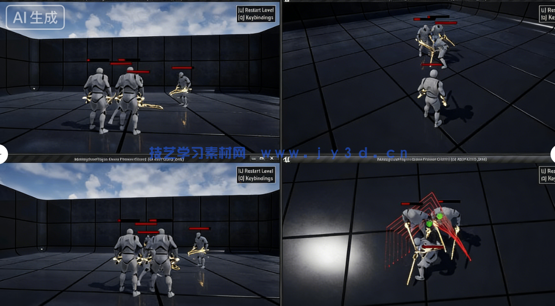 高效战斗系统开发流程插件UE游戏素材(图4)