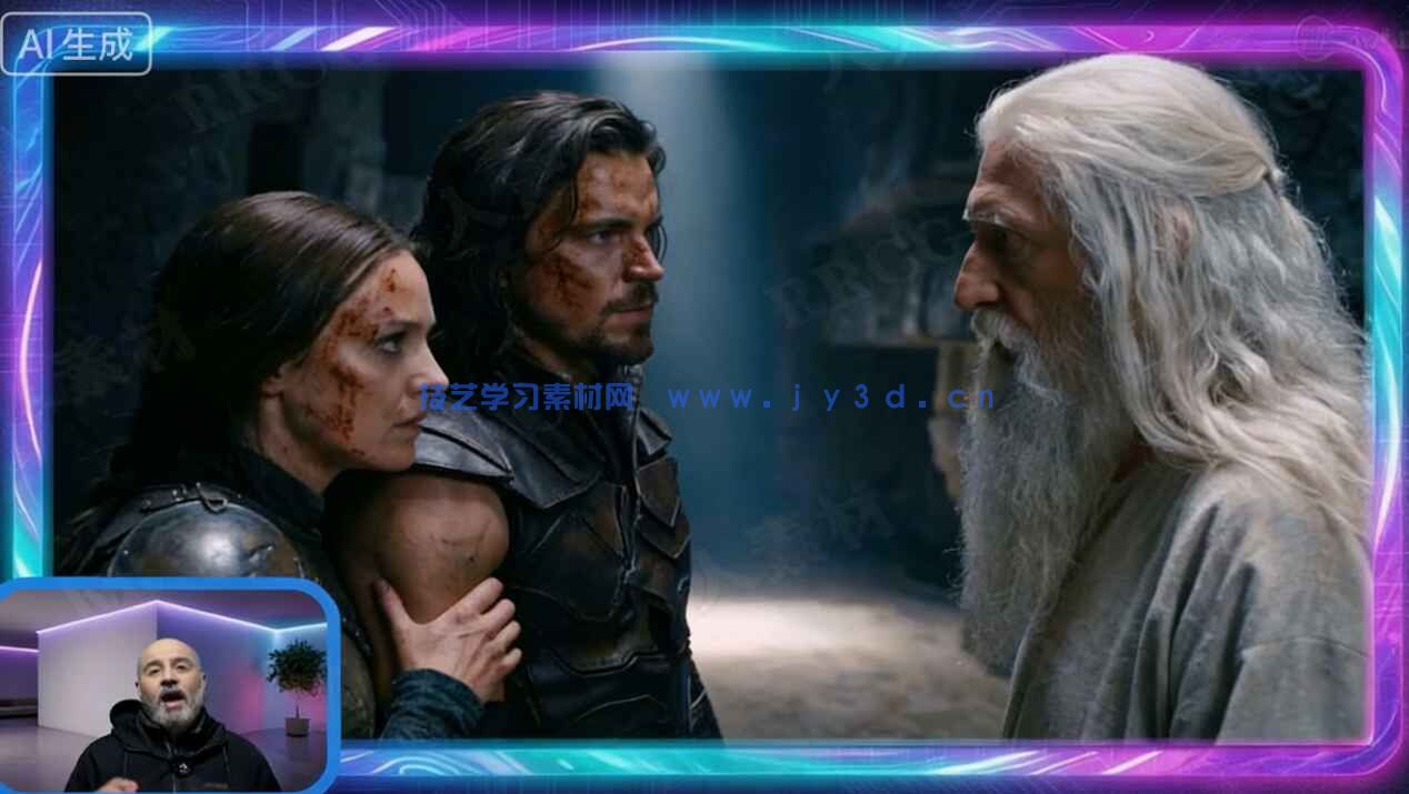 【中文字幕】国外大神电影级AI短片系统化训练视频教程(图1)