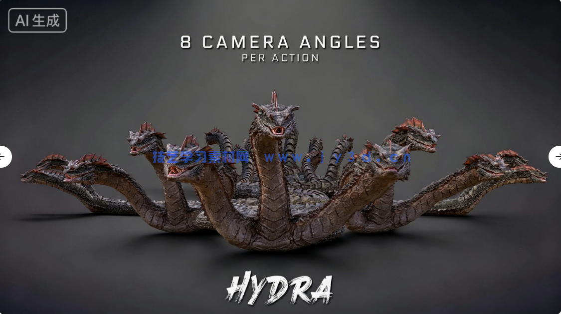  370组恐龙九头蛇等巨型怪兽视觉特效4K高清视频素材 附240个音效(图10)