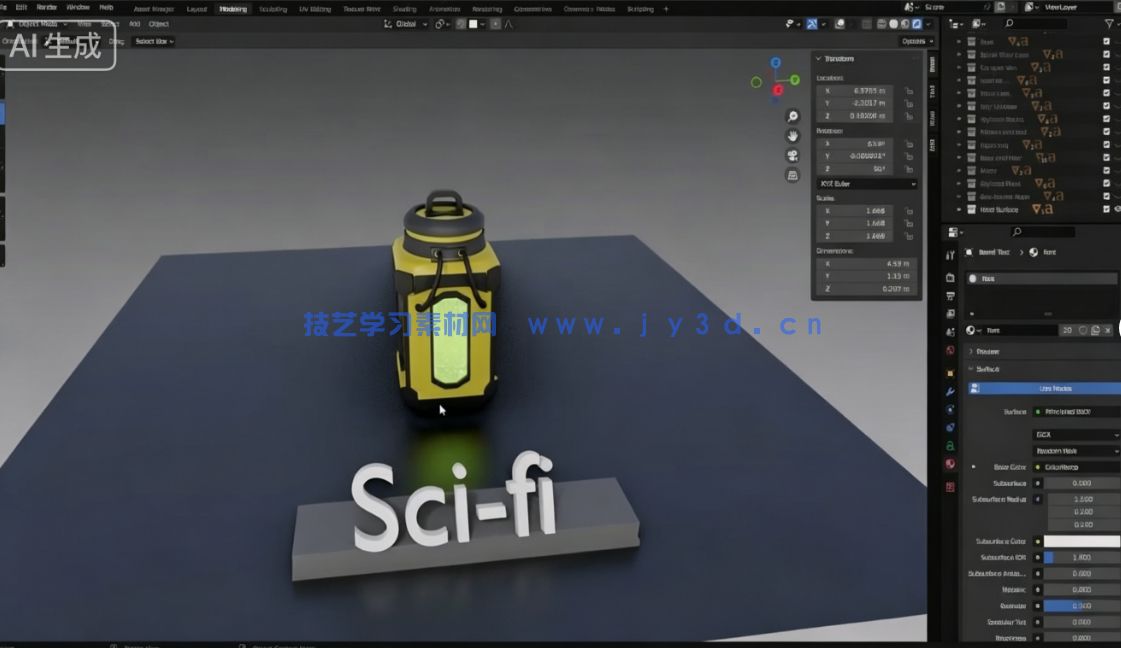 【中文字幕】Blender 20个实战项目零基础建模实例训练视频教程(图3)