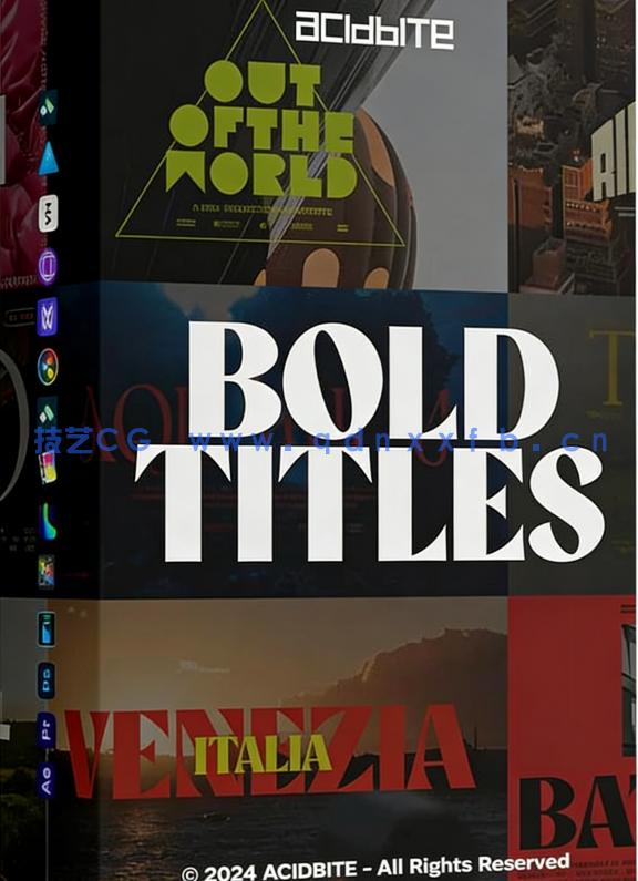 25组电影级高端品牌视觉标题设计4K高清模板 AcidBite BOLD(图1)
